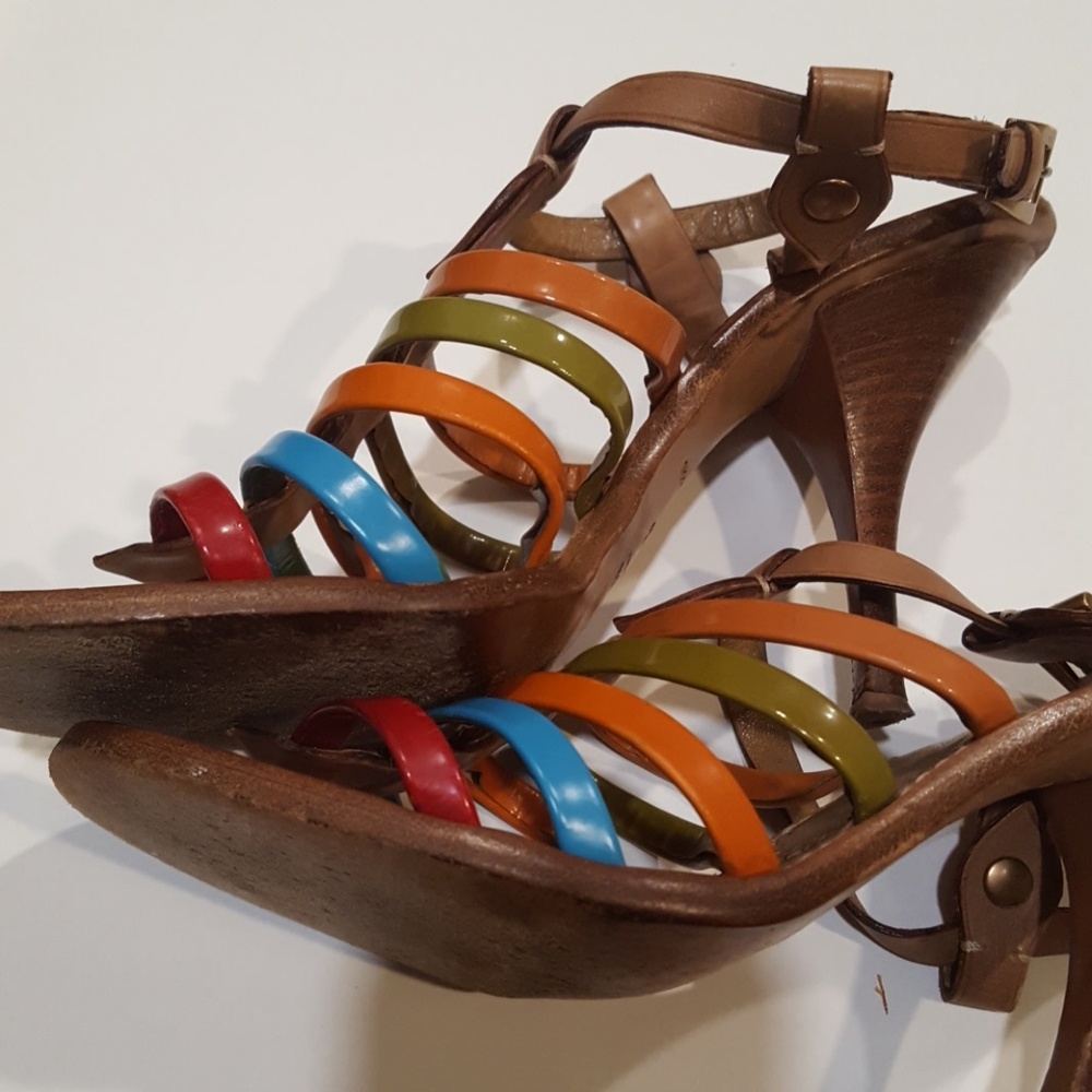 *HOT TREND* Prada multi-color strappy sandal - Picture 6 of 8